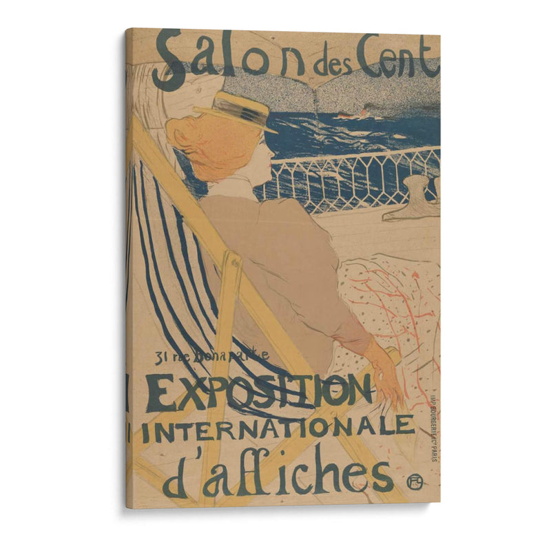 Salon Des Cent-Exposition Internationale Daffiches - Henri de Toulouse-Lautrec | Cuadro decorativo de Canvas Lab