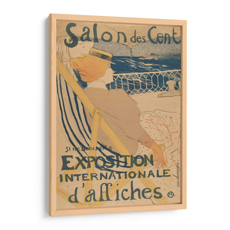 Salon Des Cent-Exposition Internationale Daffiches - Henri de Toulouse-Lautrec | Cuadro decorativo de Canvas Lab