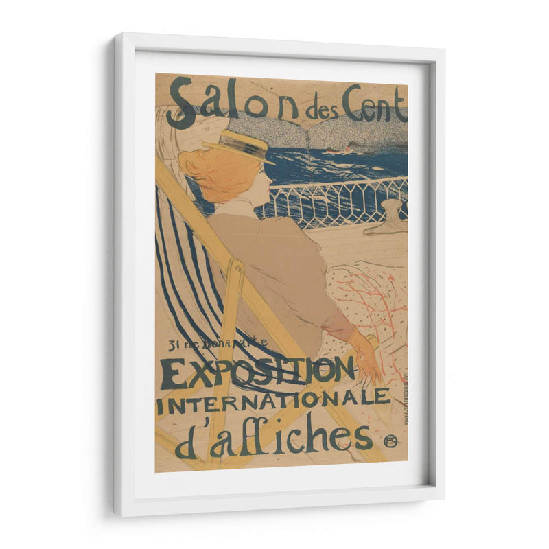 Salon Des Cent-Exposition Internationale Daffiches - Henri de Toulouse-Lautrec | Cuadro decorativo de Canvas Lab