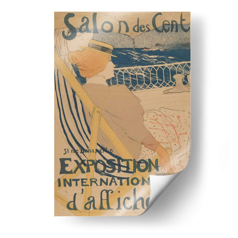 Salon Des Cent-Exposition Internationale Daffiches - Henri de Toulouse-Lautrec | Cuadro decorativo de Canvas Lab