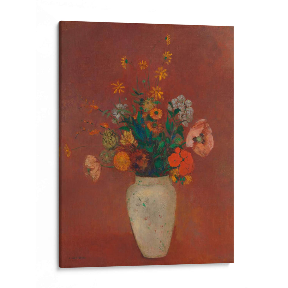 Ramo En Un Jarrón Chino - Odilon Redon | Cuadro decorativo de Canvas Lab