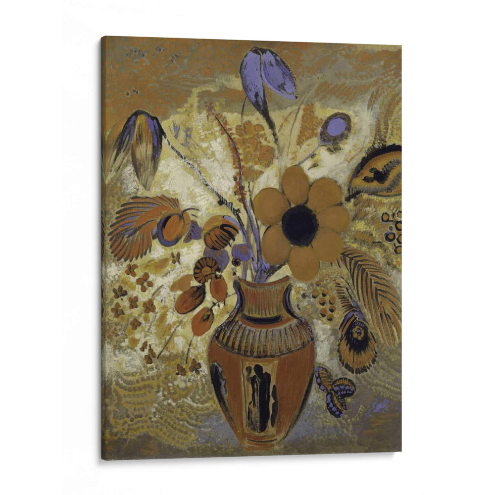 Jarrón Etrusco Con Flores - Odilon Redon | Cuadro decorativo de Canvas Lab