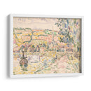 Petit Andely-The River Bank - Paul Signac | Cuadro decorativo de Canvas Lab