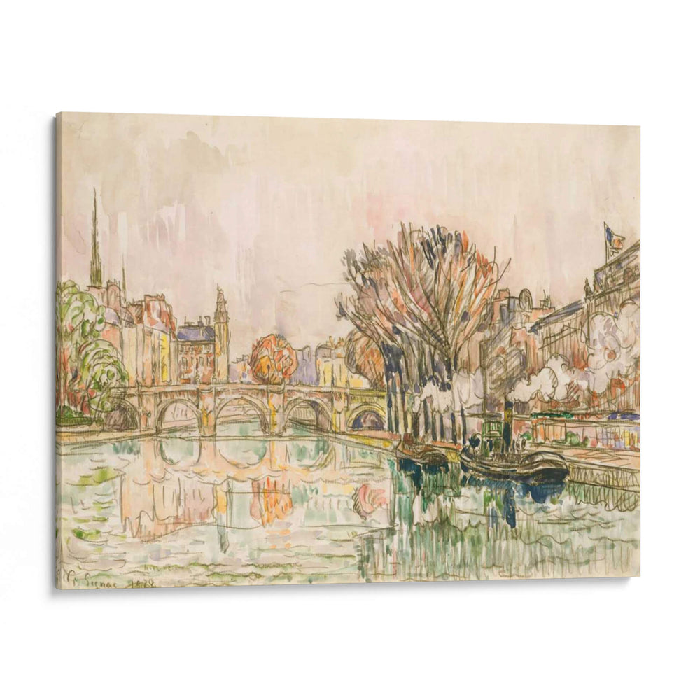 El Pont Neuf, París. - Paul Signac | Cuadro decorativo de Canvas Lab