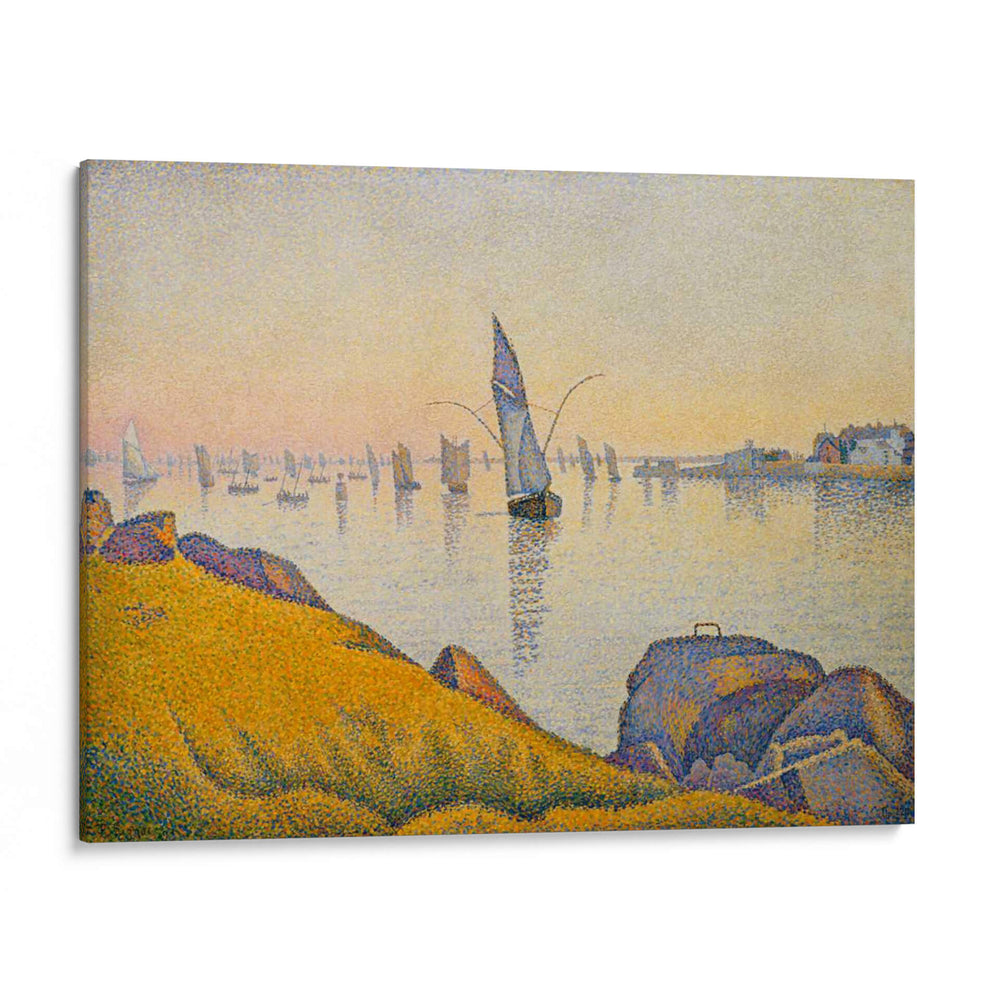 Calma De La Tarde, Concarneau, Opus 220 - Paul Signac | Cuadro decorativo de Canvas Lab