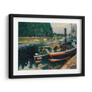 Barcazas En Pontoise - Camille Pissarro | Cuadro decorativo de Canvas Lab