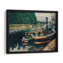 Barcazas En Pontoise - Camille Pissarro | Cuadro decorativo de Canvas Lab