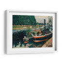 Barcazas En Pontoise - Camille Pissarro | Cuadro decorativo de Canvas Lab