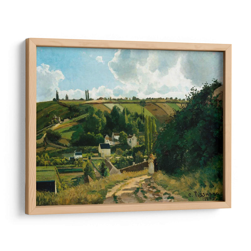 Jalais, Hill, Pontoise - Camille Pissarro | Cuadro decorativo de Canvas Lab