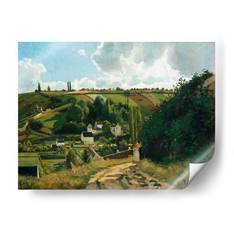 Jalais, Hill, Pontoise - Camille Pissarro | Cuadro decorativo de Canvas Lab