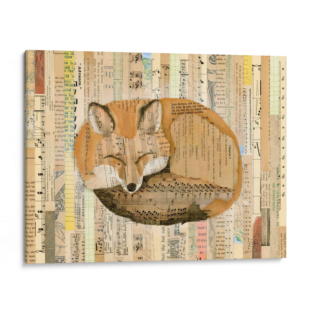 Collage Red Fox Iii - Nikki Galapon | Cuadro decorativo de Canvas Lab