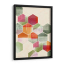 Color Pop Honeycomb I - Grace Popp | Cuadro decorativo de Canvas Lab