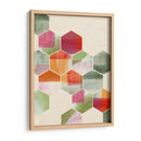 Color Pop Honeycomb I - Grace Popp | Cuadro decorativo de Canvas Lab