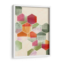Color Pop Honeycomb I - Grace Popp | Cuadro decorativo de Canvas Lab