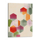 Color Pop Honeycomb Ii - Grace Popp | Cuadro decorativo de Canvas Lab