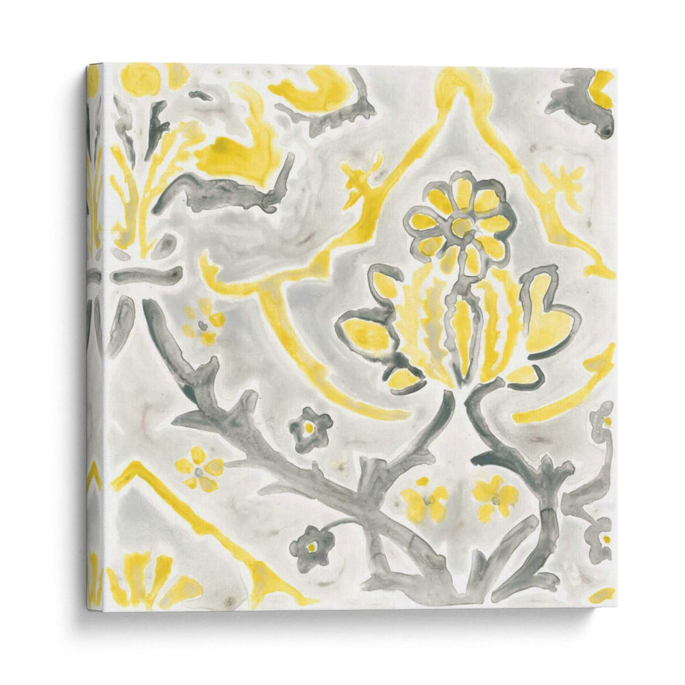 Tile Damask Citron Damask I - June Erica Vess | Cuadro decorativo de Canvas Lab