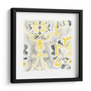 Citron Damask Azuleja Iv - June Erica Vess | Cuadro decorativo de Canvas Lab