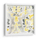 Citron Damask Azuleja Iv - June Erica Vess | Cuadro decorativo de Canvas Lab