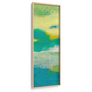 Paneles De Puntos De Teal I - Sue Jachimiec | Cuadro decorativo de Canvas Lab