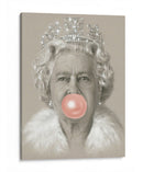 Queen Elizabeth with bubblegum | Cuadro decorativo de Canvas Lab