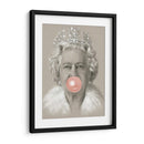 Queen Elizabeth with bubblegum | Cuadro decorativo de Canvas Lab