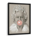 Queen Elizabeth with bubblegum | Cuadro decorativo de Canvas Lab