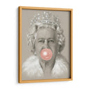 Queen Elizabeth with bubblegum | Cuadro decorativo de Canvas Lab