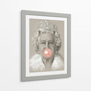 Queen Elizabeth with bubblegum | Cuadro decorativo de Canvas Lab