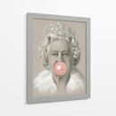 Queen Elizabeth with bubblegum | Cuadro decorativo de Canvas Lab