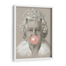 Queen Elizabeth with bubblegum | Cuadro decorativo de Canvas Lab