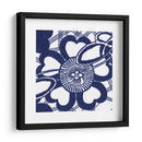 Indigo Floral Katagami Ii - Vision Studio | Cuadro decorativo de Canvas Lab