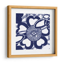 Indigo Floral Katagami Ii - Vision Studio | Cuadro decorativo de Canvas Lab