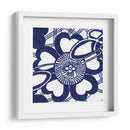 Indigo Floral Katagami Ii - Vision Studio | Cuadro decorativo de Canvas Lab