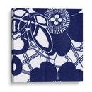 Indigo Floral Katagami Iii - Vision Studio | Cuadro decorativo de Canvas Lab