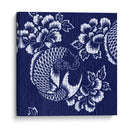 Índigo Carpa Katagami I - Vision Studio | Cuadro decorativo de Canvas Lab