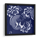 Índigo Carpa Katagami I - Vision Studio | Cuadro decorativo de Canvas Lab