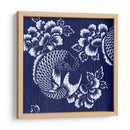 Índigo Carpa Katagami I - Vision Studio | Cuadro decorativo de Canvas Lab