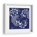 Índigo Carpa Katagami I - Vision Studio | Cuadro decorativo de Canvas Lab