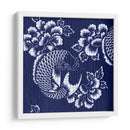 Índigo Carpa Katagami I - Vision Studio | Cuadro decorativo de Canvas Lab