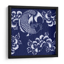 Índigo Carpa Katagami Ii - Vision Studio | Cuadro decorativo de Canvas Lab