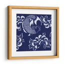 Índigo Carpa Katagami Ii - Vision Studio | Cuadro decorativo de Canvas Lab