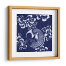 Índigo Carpa Katagami Iii - Vision Studio | Cuadro decorativo de Canvas Lab