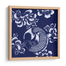 Índigo Carpa Katagami Iii - Vision Studio | Cuadro decorativo de Canvas Lab