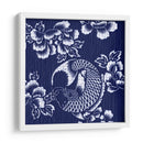 Índigo Carpa Katagami Iii - Vision Studio | Cuadro decorativo de Canvas Lab