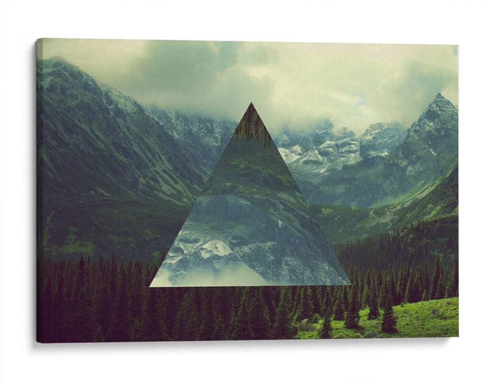 Montaña triangular | Cuadro decorativo de Canvas Lab