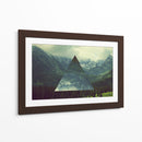 Montaña triangular | Cuadro decorativo de Canvas Lab