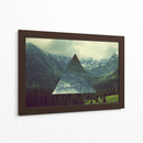 Montaña triangular | Cuadro decorativo de Canvas Lab