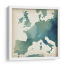 Colección De Mapa De Acuarela G - Grace Popp | Cuadro decorativo de Canvas Lab