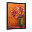 Ramo En Jarrón A Rayas - Marabeth Quin | Cuadro decorativo de Canvas Lab