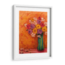 Ramo En Jarrón A Rayas - Marabeth Quin | Cuadro decorativo de Canvas Lab